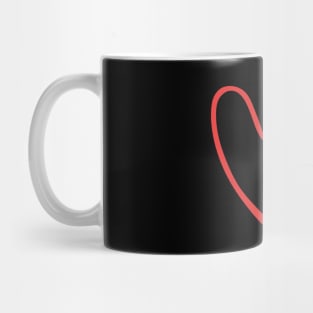 Valentine's Day Love Heart Design Mug